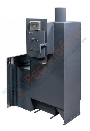 Газовая печь для бани № 06-ГТ 40 в готовой кирпичной облицовке (Тройка) до 24 м3