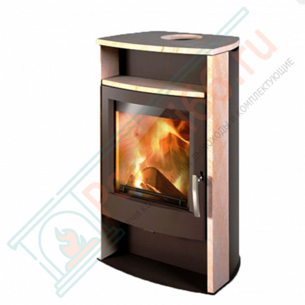 Печь-камин Alvesta, Коричневый/песчанник (Thorma) до 190 м3