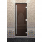 Стеклянная дверь DoorWood «Хамам Престиж Бронза» 190х70 см