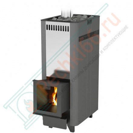 Печь для бани Костёр-ПаРус 24, дверца со стеклом (Костёр) до 24 м3