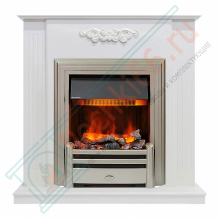 Каминокомплект Lumsden - Белый дуб с электроочагом Chesford