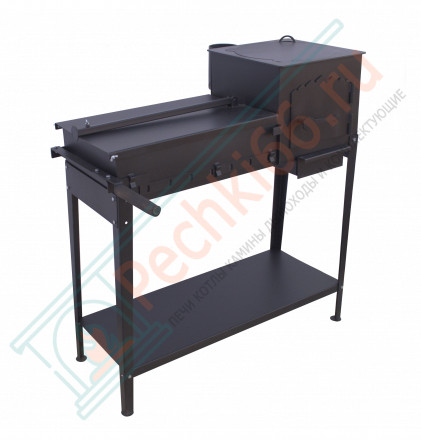 Мангал с печкой под казан МС 570/4 Eco c полкой