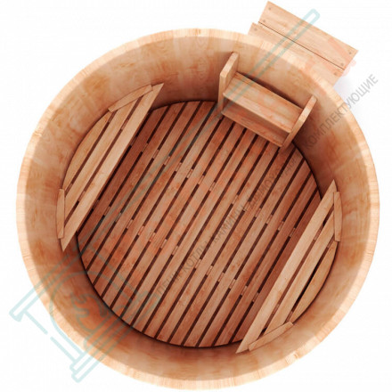 Купель кедровая круглая 180х180х100 (НКЗ)