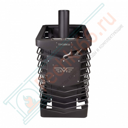 Печь для бани № 07МСП с парогенератором и с сеткой для камней