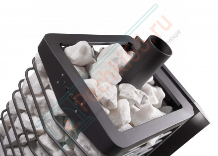 Печь для бани № 07МСП с парогенератором и с сеткой для камней