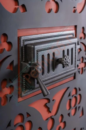 Банная печь Готика 30 с подогревом предбанника (Тройка) до 36 м3