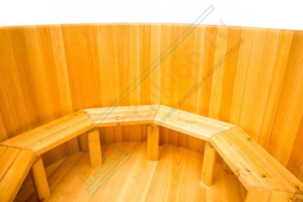 Купель кедровая круглая 200х200х100 (НКЗ)