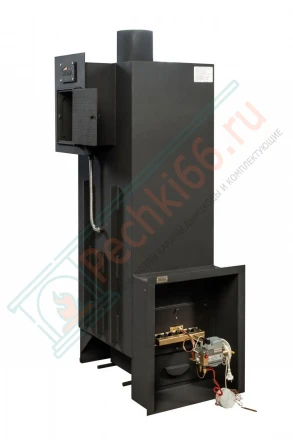 Печь для бани №06-ГТ 60 на газу (усиленная) (Тройка) до 36 м3