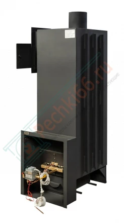 Печь для бани №06-ГТ 40 на газу (усиленная) (Тройка) до 24 м3