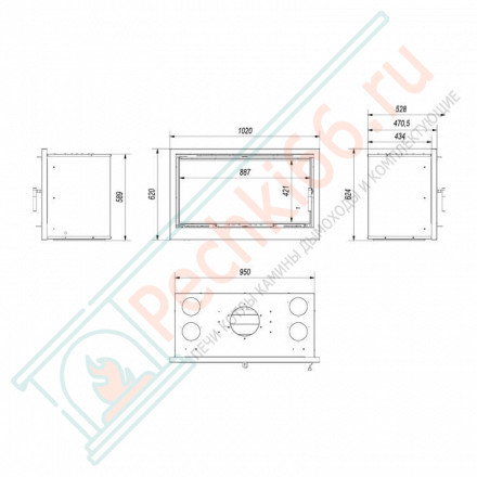 Стальная топка ARKE/95 (Kratki)