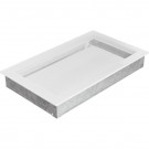 Решётка вентиляционная каминная белая 220х370 22/37B (Kratki)