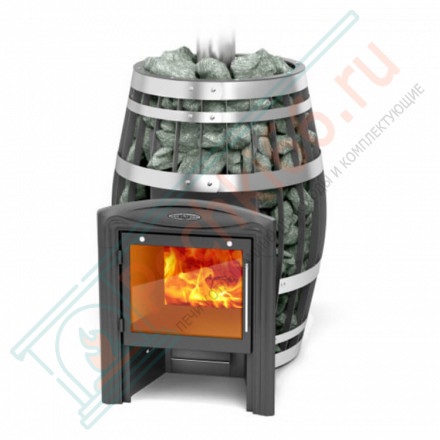 Печь для бани Саяны XXL 2015 Inox Витра ЗК ТО (T.M.F) до 24 м3