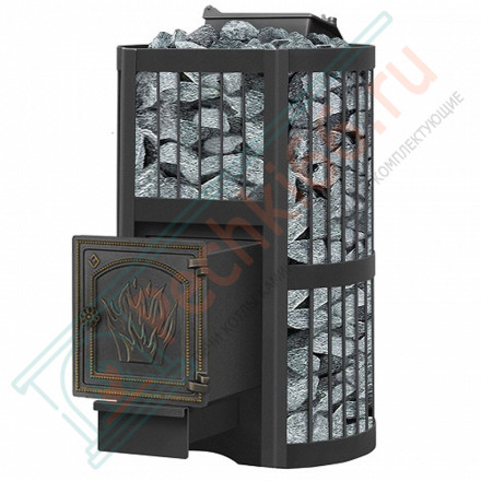 Чугунная печь для бани Ураган Стандарт 28 ДТ-4 (Везувий) до 30 м3