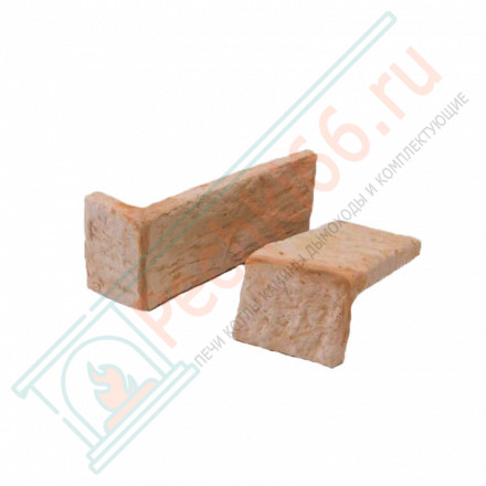 Плитка угловая Рваный Камень Мини, шт. (Терракот)