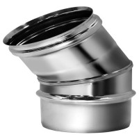 Отвод одностенный 30° (AISI-321/0,8мм) d-250 (Вулкан)