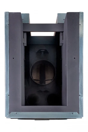 Топка Дельта 700 P три стекла подовое горение принтинг (Экокамин)