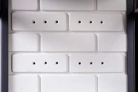 Топка Дельта 700 P три стекла подовое горение принтинг (Экокамин)