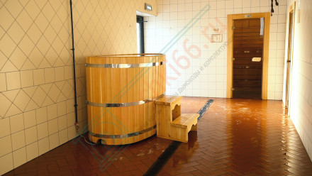 Купель кедровая овальная 120х200х100 (НКЗ)