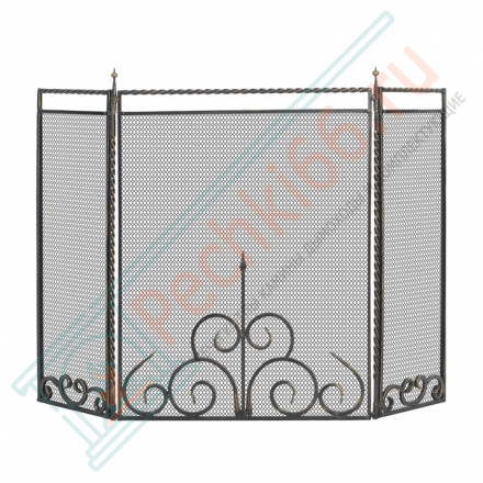 Экран каминный С110B, бронза (Везувий)