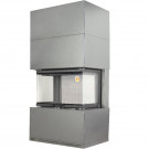 Камин Родос 800 графит белый шамот (ЭкоКамин)