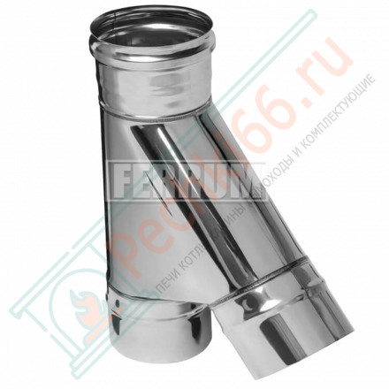 Тройник 45° (НЕРЖ-430/0,8) d-120 (Ferrum HF)