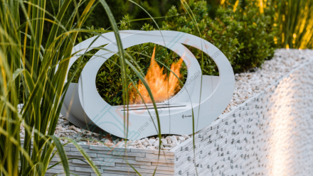 Биокамин ECHO, белый (Kratki)