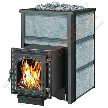 Чугунная печь для бани Легенда 16 270 Талькохлорит (Везувий) до 18 м3