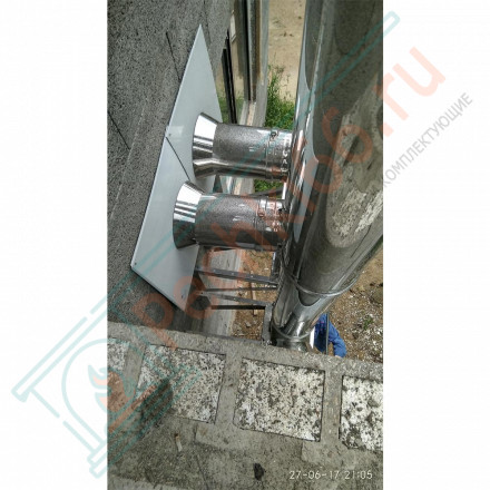 Монтаж дымохода Вулкан