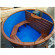 Японская баня Фурако круглая с пластиковой вставкой с внутренней печкой 150х150х120 (НКЗ) в Кемерово