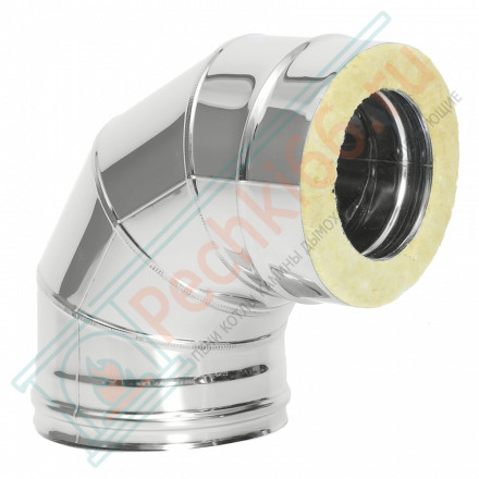 Отвод Термо OT-Р 87° с хомутом (316-0.8/304-0.5) d-250/350 (ТиС Промо)