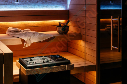 Электрокаменка Concept R combi black, 10.5 kW (Sentio by Harvia)