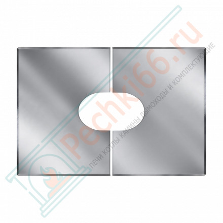 Фланец разрезной 33/45º без изол 850х1122 на трубу V50R (AISI-304/0,5) d-250/350