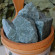 Камень для бани Жадеит колотый средний, м/р Хакасия (ведро), 20 кг в Кемерово