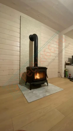 Печь-камин INVICTA BRADFORD под ключ (монтаж 08.2023)