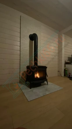 Печь-камин INVICTA BRADFORD под ключ (монтаж 08.2023)