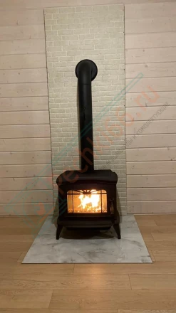 Печь-камин INVICTA BRADFORD под ключ (монтаж 08.2023)