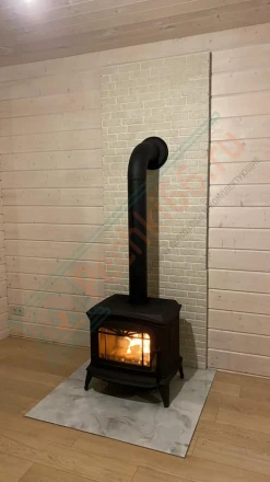 Печь-камин INVICTA BRADFORD под ключ (монтаж 08.2023)