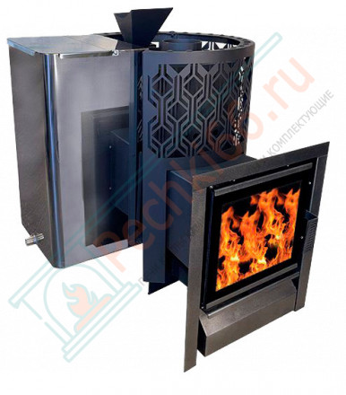 Печь для бани Камин Народная под бак (Березка) до 16 м3