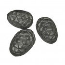 Камень чугунный для бани "Кедровая шишка" (Ø68х98мм), 5 шт, 7,2 кг