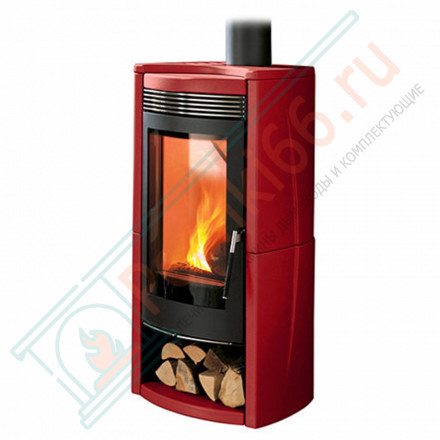 Печь-камин Quasar Ceramica Bordeaux, цвет бордовый (MCZ)
