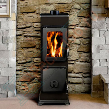 Отопительная печь Bozen Top, Черный(Thorma) до 124 м3