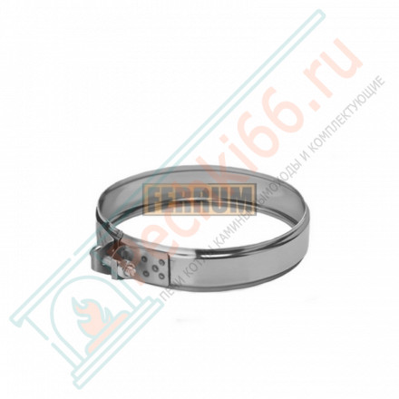 Хомут обжимной (НЕРЖ-430/0,5) d-350 (Феррум)