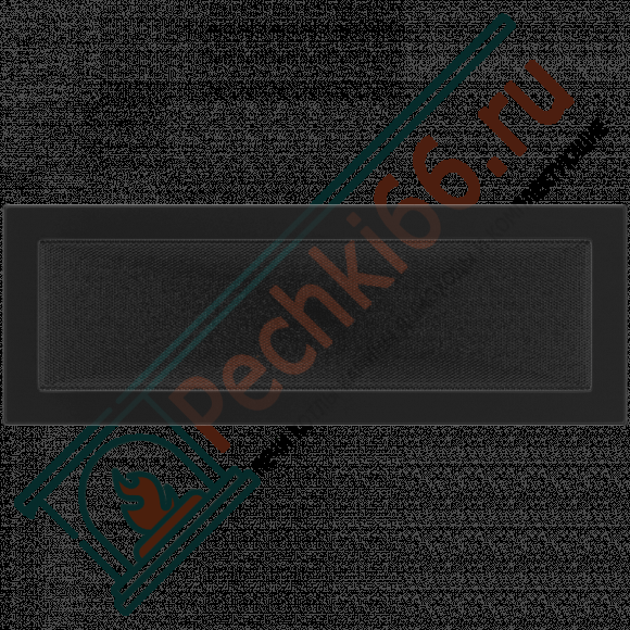 Вентиляционная решетка для камина 170х480, черная (FireWay) в Кемерово