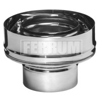 Адаптер стартовый (Aisi-304/0,8-НЕРЖ) d-200/280 (Ferrum Austenite HF)