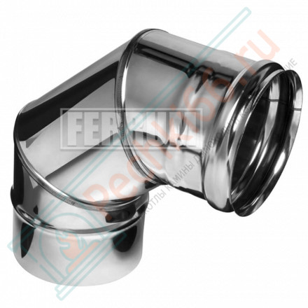 Колено 90° (НЕРЖ-430/0,5) d-80 (Ferrum GS)