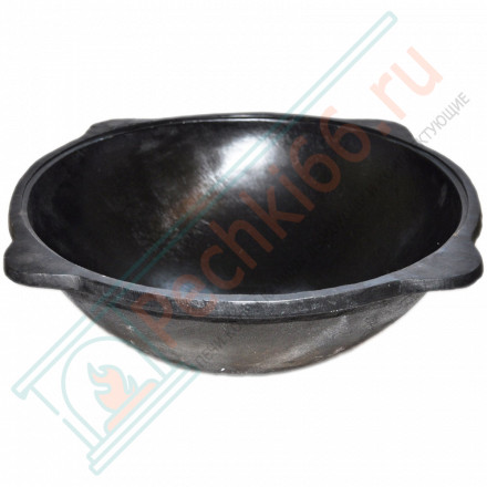 Узбекский казан с крышкой сковородой, плоское дно 8 л. (Наманган DAVR METALL)