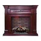 Каминокомплект Luxemburg - Темная вишня с электрическим очагом Silverton Каминокомплект Luxemburg - Темная вишня с электрическим очагом Silverton