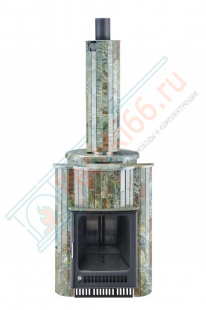 Дровяная банная печь Ферингер Макси ПФ "Жадеит наборный" до 38 м³