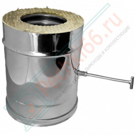 Задвижка повортная V50R с изол (AISI-321/0,8-AISI-304/0,5) d-300/400 (Вулкан-Cerablanket)