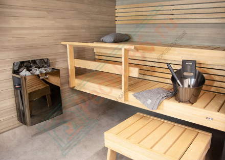 Электрокаменка The Wall SW90 Black Steel (Harvia)